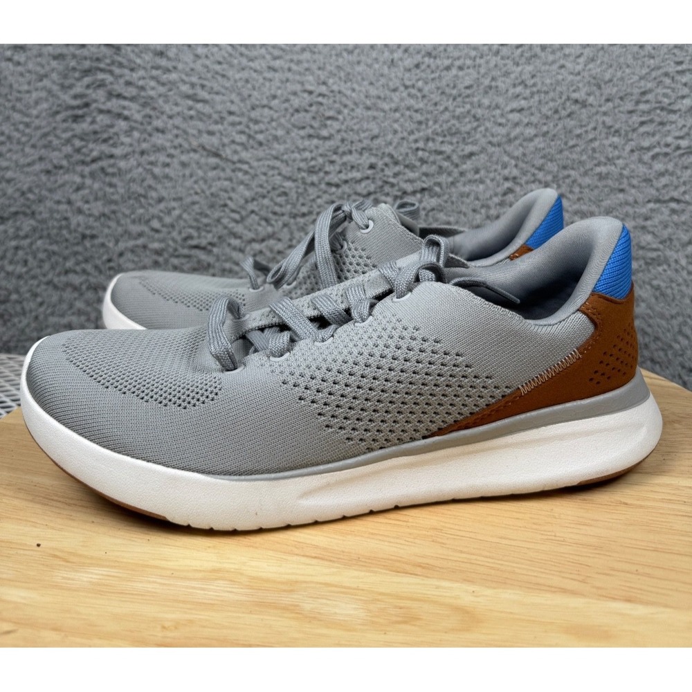 Kizik Lima Harbor Mist Men's Size 8.5 Gray Athletic Running Shoes Used